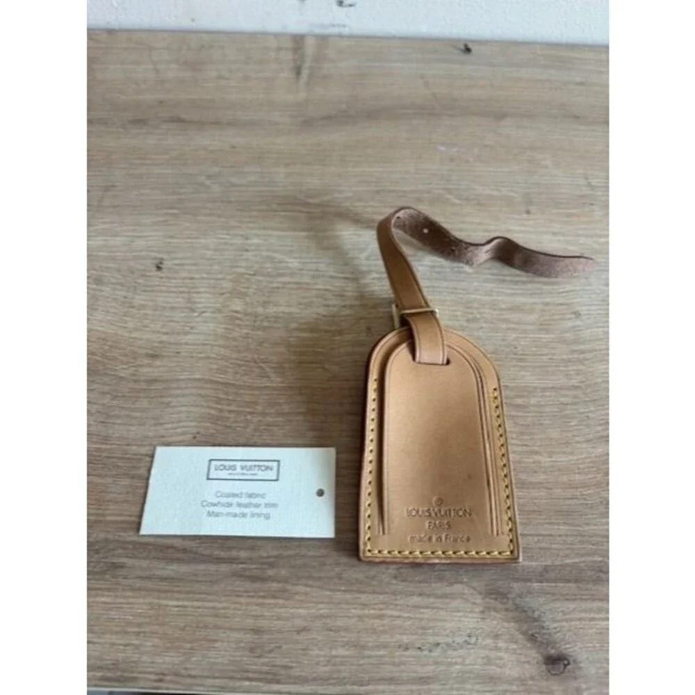 Louis Vuitton authentic id tag